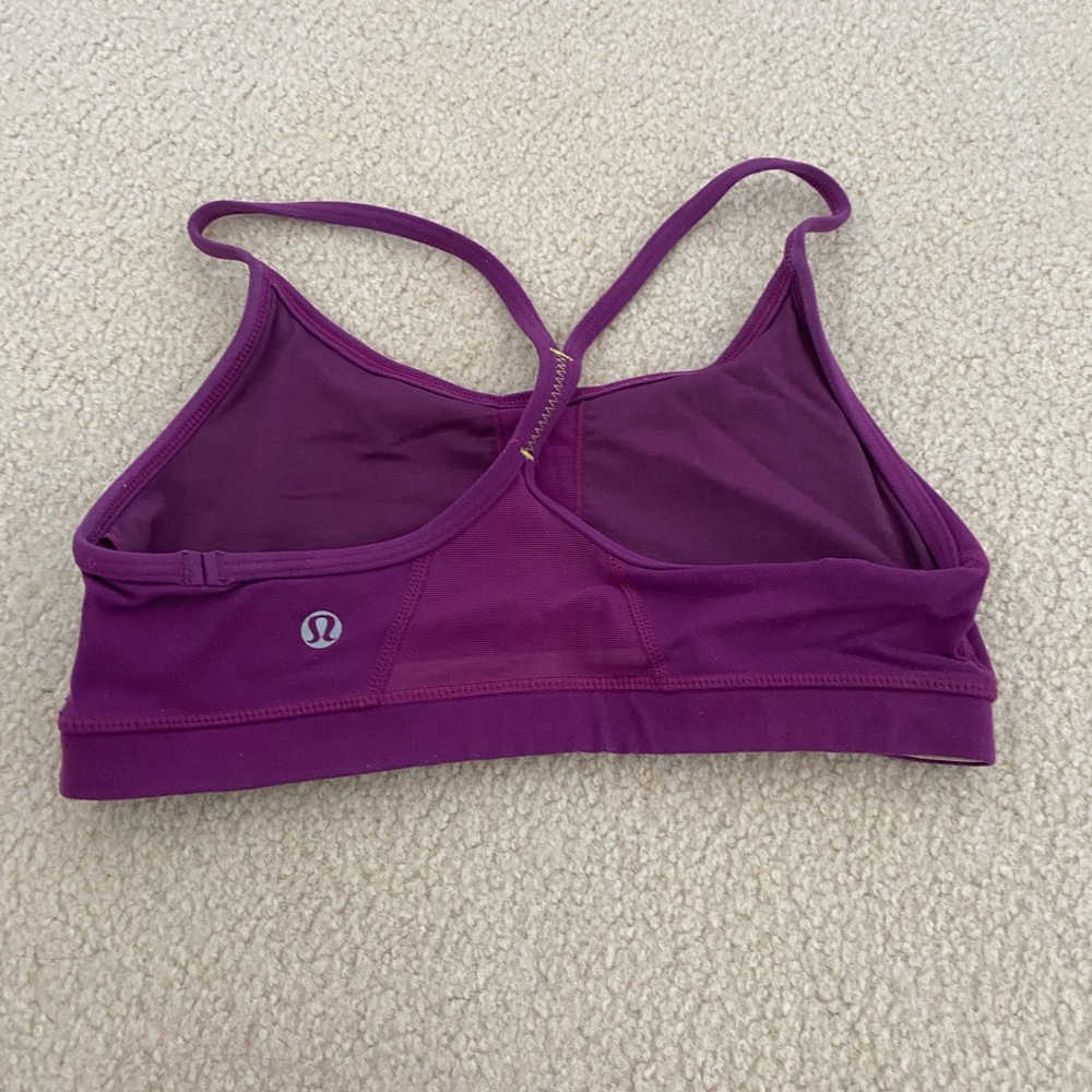 Lululemon Like New Purple Sports Bra